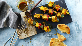 Paneer-kasvisvartaat