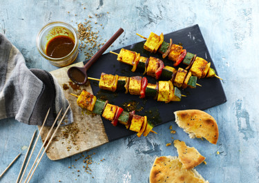 Paneer-kasvisvartaat