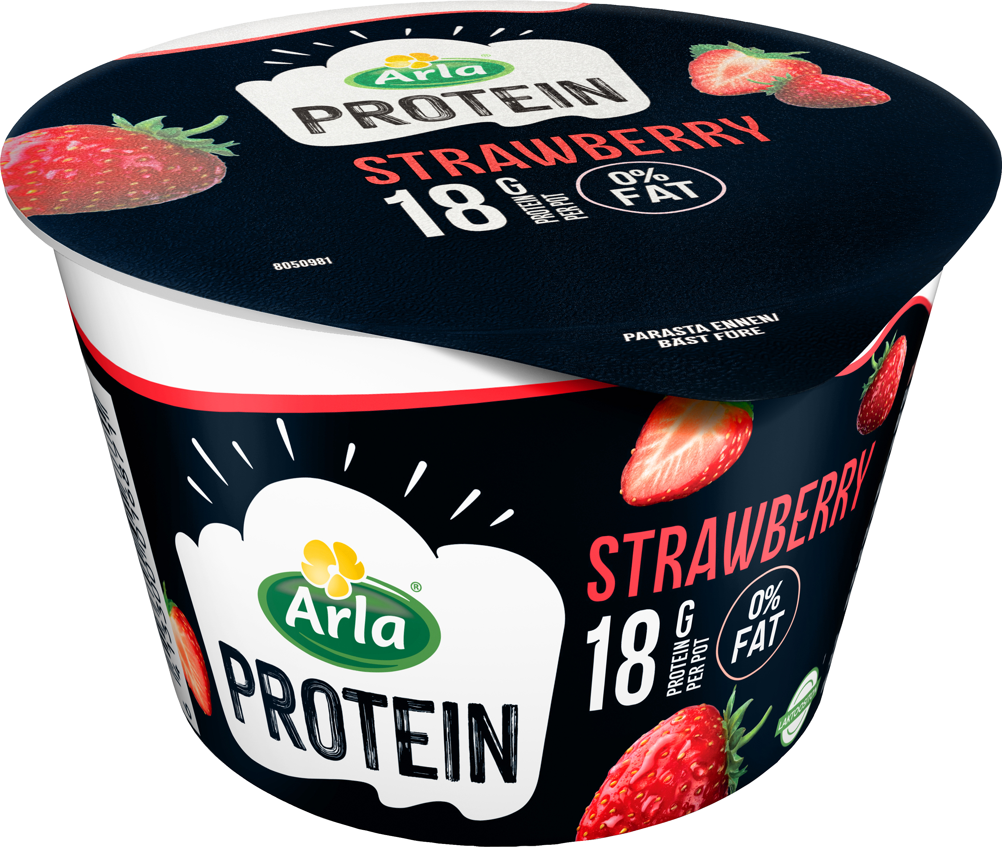 Arla Protein mansikka-sitruunamelissarahka 200g laktoositon