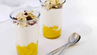 Fil med mango och exotisk müslimix