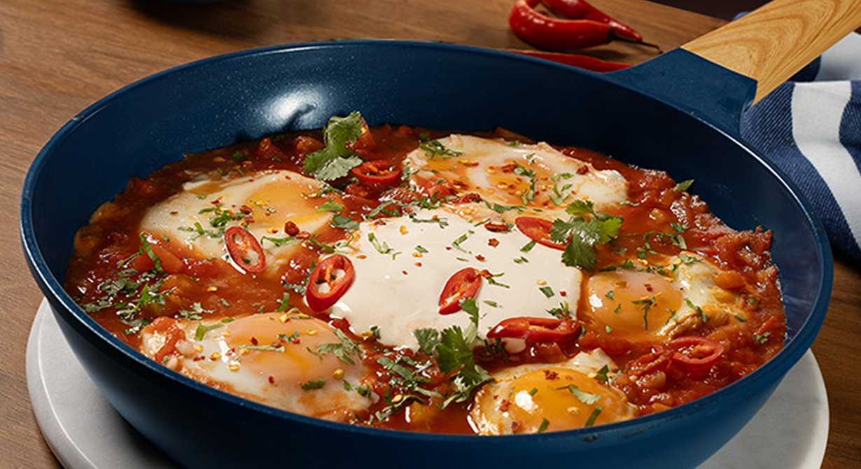 Shakshuka with Cream Cheese