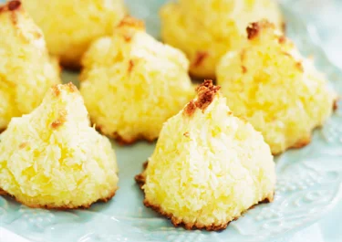 Kokostoppar med ananas