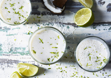 Lime- och kokosmjölk