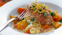 Kyckling med citrusströssel