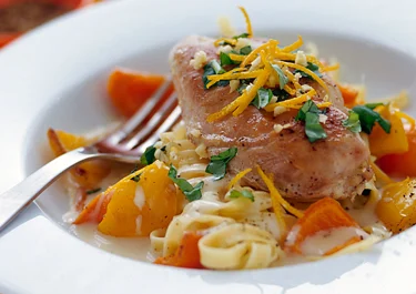 Kyckling med citrusströssel