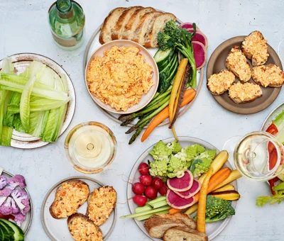Late summer pimento cheese dip
