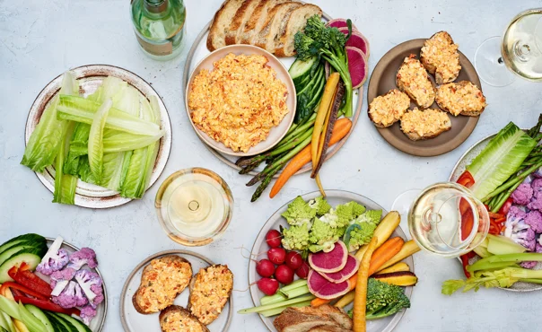 Late summer pimento cheese dip