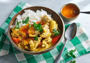 Kycklinggryta med kokosmjölk