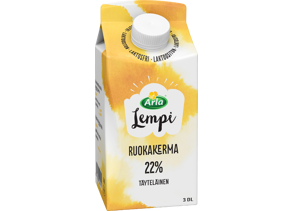 Arla Lempi ruokakerma 22% 3dl laktoositon