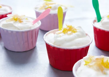 Citronmousse med ingefära