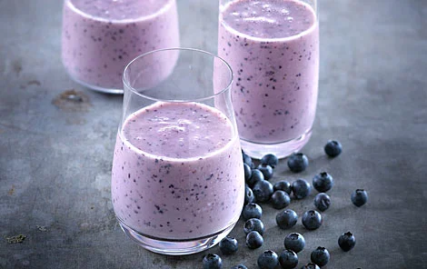 Blueberry smoothie