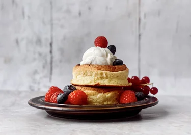 Fluffy soufflé pancakes