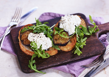 Bruschetta med aubergine