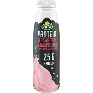 Arla Protein Strawberry & Raspberry Milk 482ml