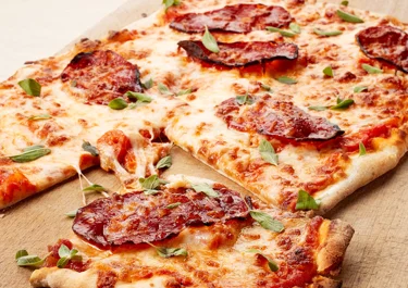 Chorizo pizza