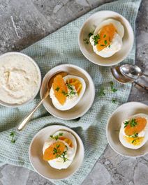 Ägghalvor med räkröra - Recept | Arla - Recept | Arla