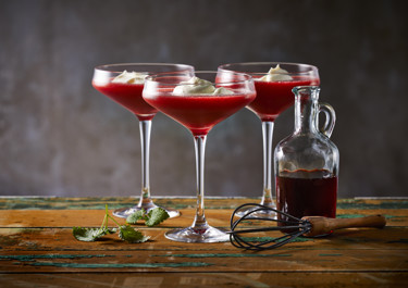 Jordbærdrink med fløde