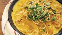 Potatistortilla med solrosskott