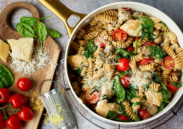 Pasta med kylling