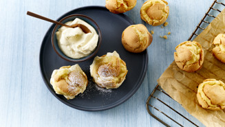 Marieboller med råcreme