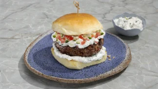 Lamb and Feta Burger