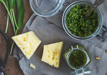 Ramslökspesto på Svecia