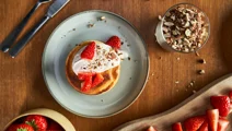 Bananenpannenkoekjes met Arla Skyr Aardbei