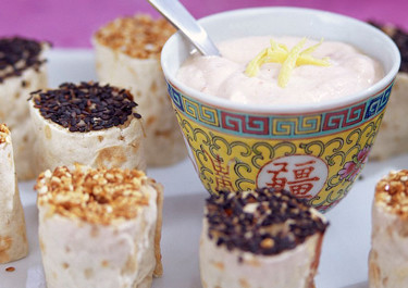 Teriyakirullat ja dippi