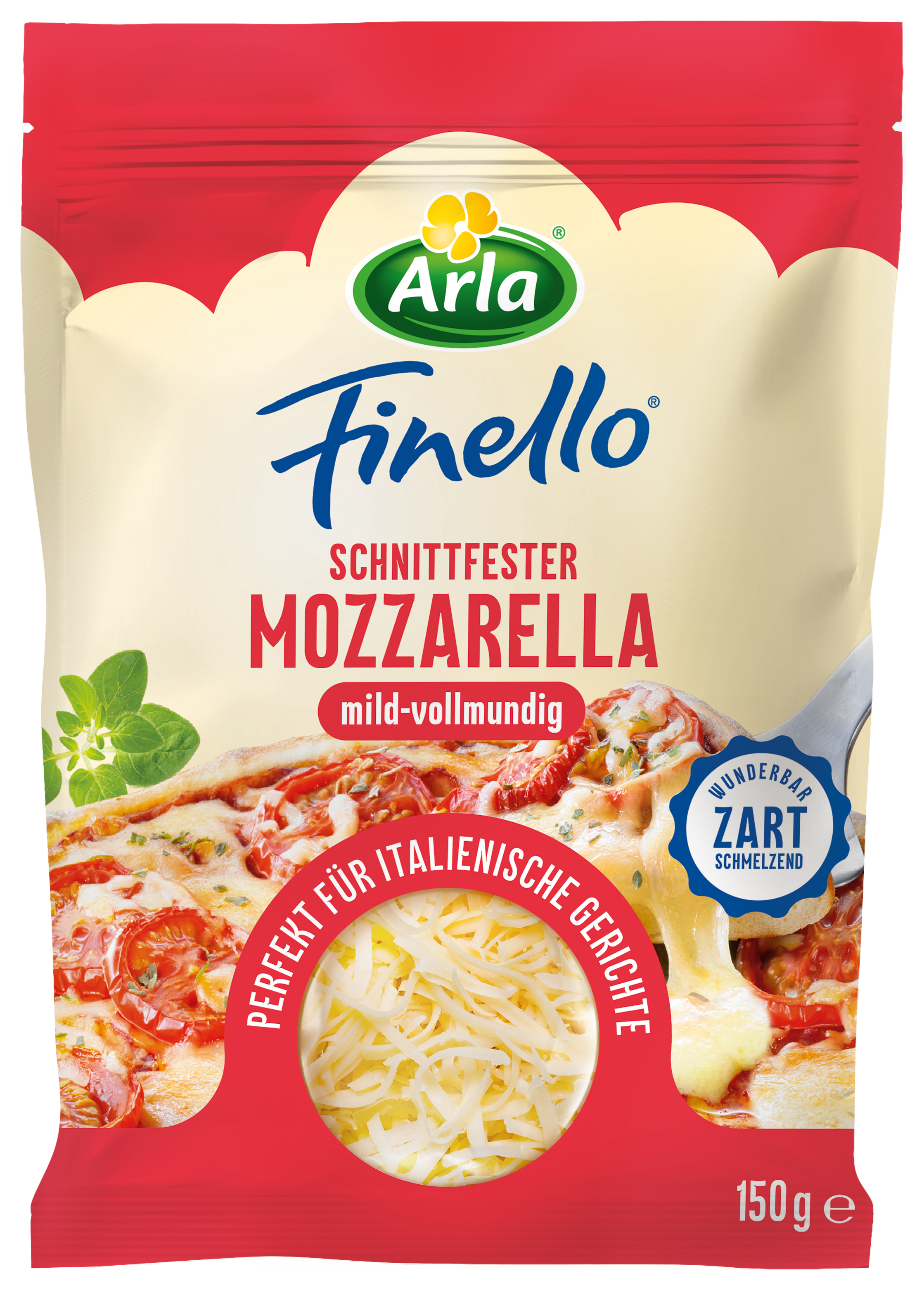 Schnittfester Mozzarella 150 g
