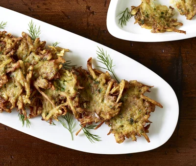 Apple & Castello® Traditional Crumbled Danish Blue Fritters