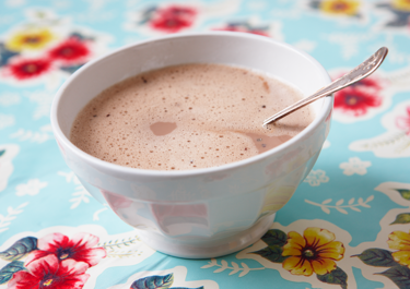 Koffie met chocolademelk