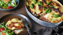 Lasagne med spenat och ostsås