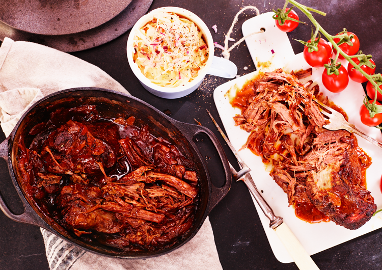 Pulled Beef mit Krautsalat – Zart & Saftig | Arla - Rezept