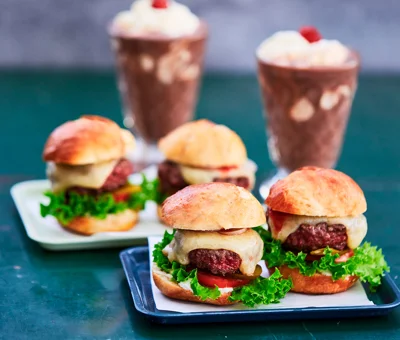 Cheddar cheese sliders