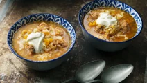 Het linssoppa med chorizo