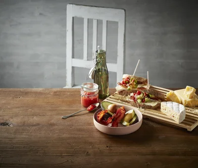 Extra Creamy Brie with Chilli and Cheddar club sandwich