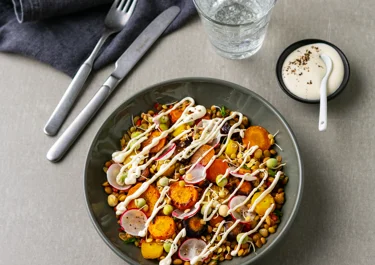 Wortel-linzensalade