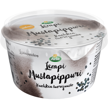 Arla Lempi tuorejuusto mustapippuri kuohkea 150g