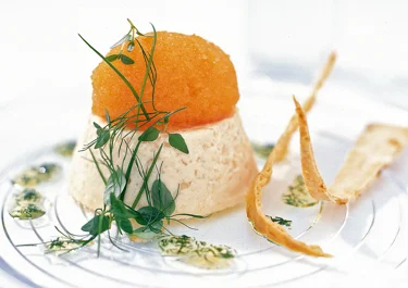 Schalottenlöktarte med löjrom