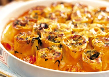 Cannelloni med spenat och svamp