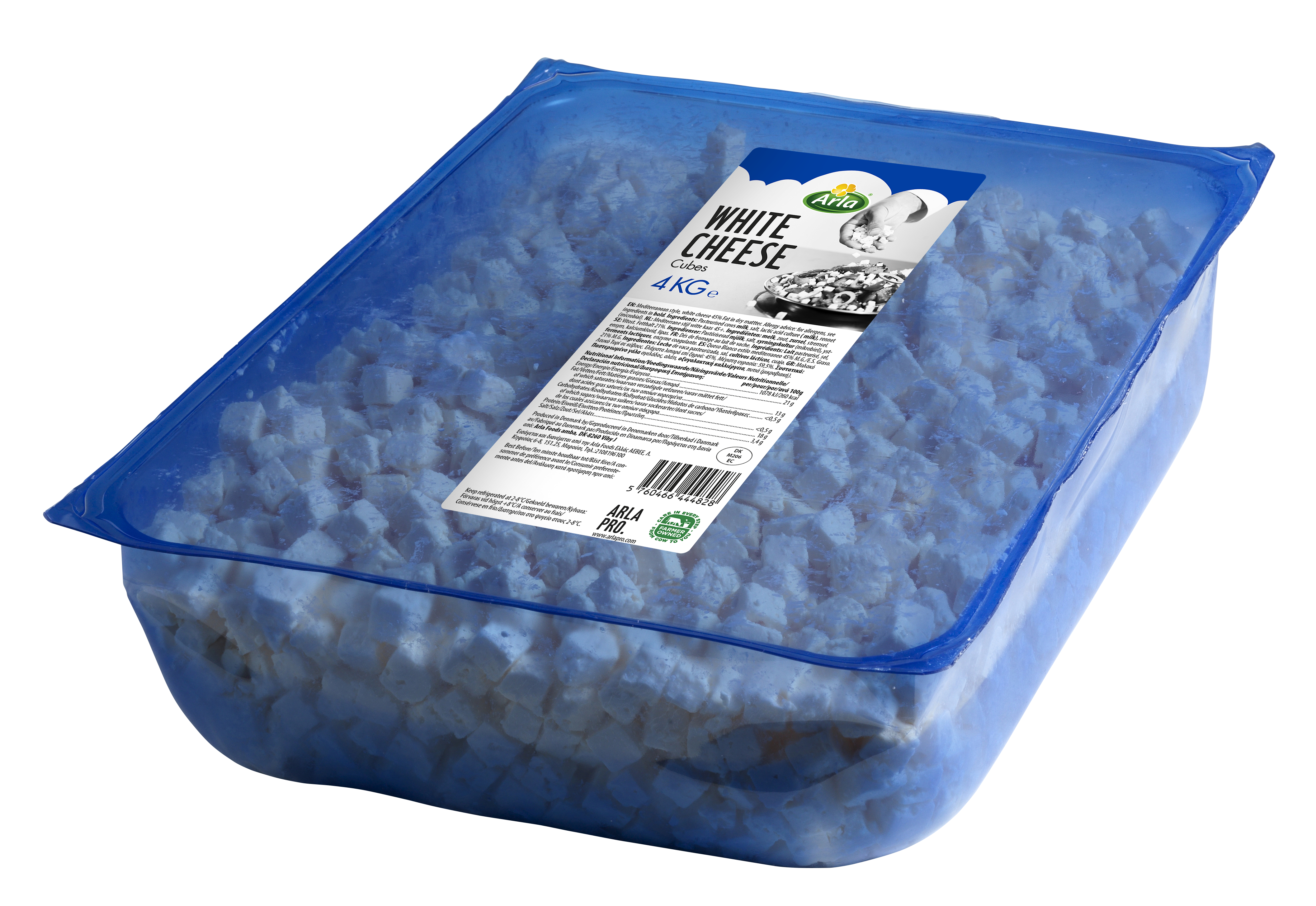 Dados Queso Blanco Estilo Mediterráneo