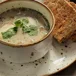 Creamy mushroom soup