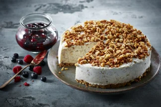 Risalamande cheesecake