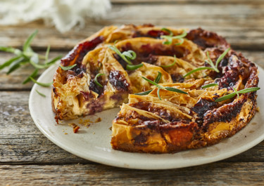 Filodejstærte med brie