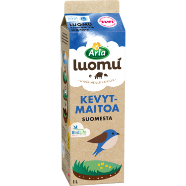 Arla Luomu Kevytmaito 1L