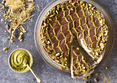 Dubai chocolate cheesecake