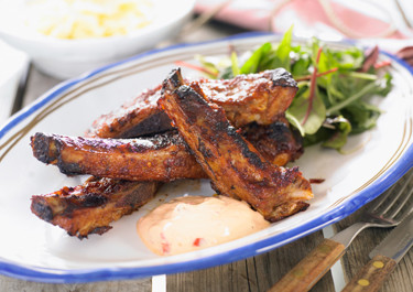 Grillatut ribsit