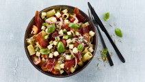 Pastasalat med ost