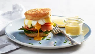 Ägg benedict med lax