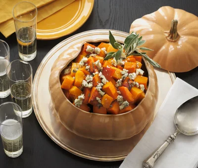 Roasted Butternut Squash with Sage and Castello® Blue Cheese